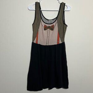 Doctor Who By Her Universe Sleeveless Suspenders Tuxedo Dress Size Medium